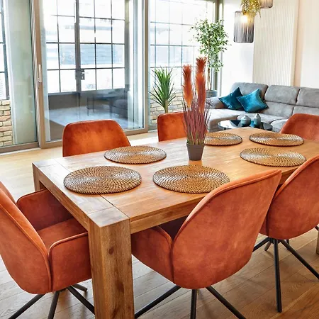 Neu! Upper Industrial Loft Domizil Mit Dachterrasse & Ausblick Feriehus *