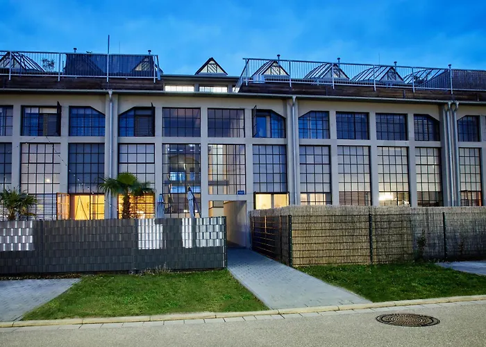 度假居 Neu! Upper Industrial Loft Domizil Mit Dachterrasse & Ausblick