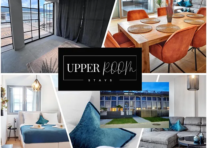 Tatil Evi Neu! Upper Industrial Loft Domizil Mit Dachterrasse & Ausblick *